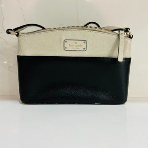 Kate Spade - Black and White Leather Crossbody Bag